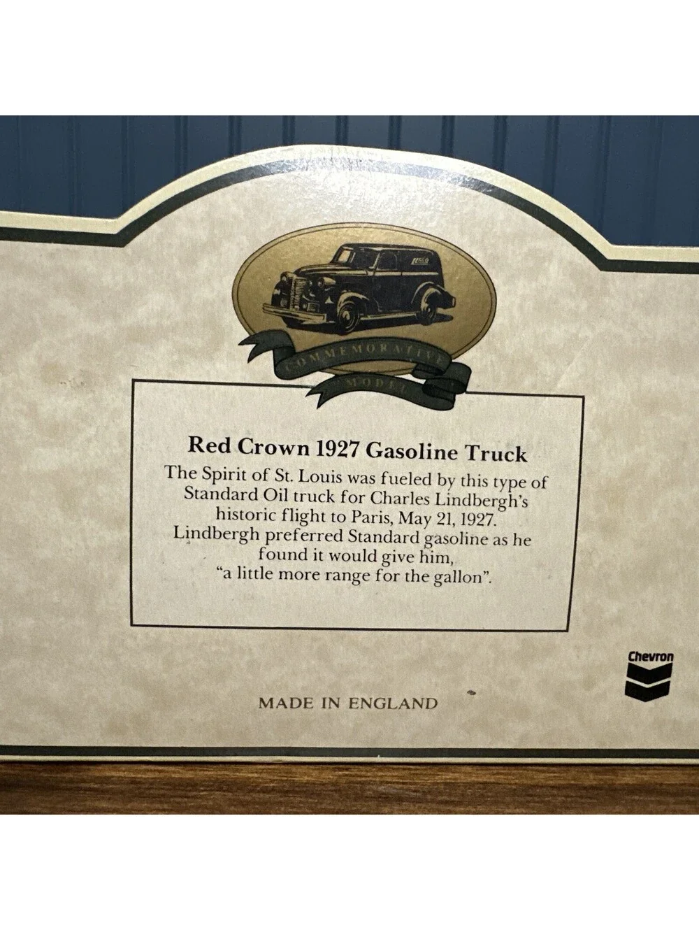 Lledo Days Gone, Chevron Standard Oil, Chevron 1927 Gasoline Tanker Truck
